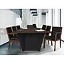Regent WallGuard Vinyl Guest Chair, Neo Walnut/Black (9875NWBK)~#|#~sp324321312_sc7
