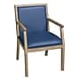 Regent WallGuard Vinyl Guest Chair, Noble Oak/Navy Blue (9875NONV)~#|#~sp324321318_sc7