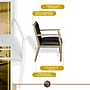 Regent WallGuard Vinyl Guest Chair, Noble Oak/Navy Blue (9875NONV)~#|#~sp324321324_sc7