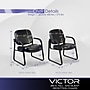 Regency Victor Vinyl Guest Chair, Black (403-VAM-BK)~#|#~sp324321565_sc7