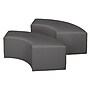 Regency Aurora Vinyl Curved Ottoman, Grey, 2/Set (N6265GY2PK)~#|#~sp324321677_sc7