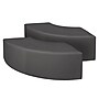 Regency Aurora Vinyl Curved Ottoman, Grey, 2/Set (N6265GY2PK)~#|#~sp324321679_sc7