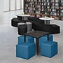 Regency Jean Vinyl Square Ottoman, Peacock Teal, 4/Set (N6263PT4PK)~#|#~sp324321699_sc7
