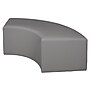 Regency Aurora Vinyl Curved Ottoman, Grey (N6265GY)~#|#~sp324321908_sc7