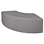Regency Aurora Vinyl Curved Ottoman, Grey (N6265GY)~#|#~sp324321910_sc7
