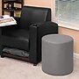 Regency Logan Vinyl Round Stool Ottoman, Grey (N6262GY)~#|#~sp324321915_sc7