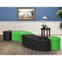 Regency Aurora Vinyl Curved Ottoman, Envy Green (N6265EG)~#|#~sp324321924_sc7