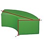 Regency Aurora Vinyl Curved Ottoman, Envy Green, 2/Set (N6265EG2PK)~#|#~sp324321932_sc7