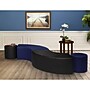 Regency Aurora Vinyl Curved Ottoman, Naval Blue (N6265NB)~#|#~sp324321941_sc7