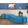 Regency Logan Vinyl Round Ottoman, Peacock Teal, 2/Set (N6262PT2PK)~#|#~sp324321977_sc7
