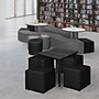 Regency Aurora Vinyl Curved Ottoman, Grey, 4/Set (N6265GY4PK)~#|#~sp324321985_sc7