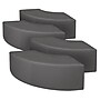 Regency Aurora Vinyl Curved Ottoman, Grey, 4/Set (N6265GY4PK)~#|#~sp324321986_sc7