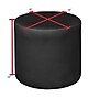 Regency Logan Vinyl Round Ottoman, Black, 4/Set (N6262BK4PK)~#|#~sp324321992_sc7