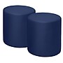 Regency Logan Vinyl Round Ottoman, Naval Blue, 2/Set (N6262NB2PK)~#|#~sp324322010_sc7