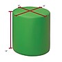 Regency Logan Vinyl Round Stool Ottoman, Envy Green (N6262EG)~#|#~sp324322026_sc7