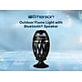 Emerson Outdoor Flame Light with Bluetooth Speaker, Black (EAS-4000)~#|#~sp324323018_sc7