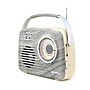 Emerson Portable Bluetooth® Retro Radio with Built-in Rechargeable Battery, Gray (EAS-3002-GRAY)~#|#~sp324323051_sc7