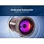 Emerson Portable Bluetooth® Speaker with LED Lighting & Carrying Strap, Gray (EAS-3001-GRAY)~#|#~sp324323078_sc7