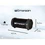 Emerson Portable Bluetooth® Speaker with LED Lighting & Carrying Strap, Gray (EAS-3001-GRAY)~#|#~sp324323079_sc7