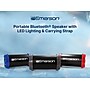 Emerson Portable Bluetooth® Speaker with LED Lighting & Carrying Strap, Gray (EAS-3001-GRAY)~#|#~sp324323080_sc7