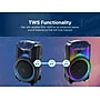 Emerson Portable Bluetooth® 12" Party Speaker with Flame Lighting, Black (EDS-1220)~#|#~sp324323159_sc7