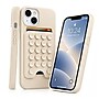 Argento FLNT MagSafe Silicone Phone Case with Suction Cup Wallet for iPhone 17e, Beige (IC028-5R-GRG)~#|#~sp324380594_sc7