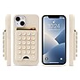Argento FLNT MagSafe Silicone Phone Case with Suction Cup Wallet for iPhone 17e, Beige (IC028-5R-GRG)~#|#~sp324380595_sc7