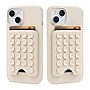 Argento FLNT MagSafe Silicone Phone Case with Suction Cup Wallet for iPhone 17e, Beige (IC028-5R-GRG)~#|#~sp324380597_sc7