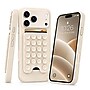 Argento FLNT MagSafe Silicone Phone Case with Suction Cup Wallet for iPhone 17/18 Pro, Biege (IC028-7X-GRG)~#|#~sp324380906_sc7