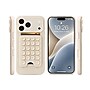 Argento FLNT MagSafe Silicone Phone Case with Suction Cup Wallet for iPhone 17/18 Pro, Biege (IC028-7X-GRG)~#|#~sp324380907_sc7