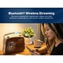 Emerson Retro Rechargeable Portable Bluetooth Radio, Espresso (EAS-3009-ES)~#|#~sp324381431_sc7