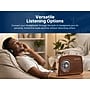 Emerson Retro Rechargeable Portable Bluetooth Radio, Espresso (EAS-3009-ES)~#|#~sp324381432_sc7