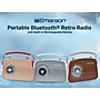 Emerson Retro Rechargeable Portable Bluetooth Radio, Gray (EAS-3009-GY)~#|#~sp324381444_sc7