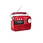 Emerson Retro Rechargeable Portable Bluetooth Radio, Red (EAS-3010-RD)~#|#~sp324381457_sc7