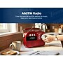 Emerson Retro Rechargeable Portable Bluetooth Radio, Red (EAS-3010-RD)~#|#~sp324381459_sc7
