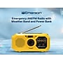 Emerson Emergency AM/FM Radio with Weather Band and Power Bank, Yellow (ER-7050)~#|#~sp324381631_sc7