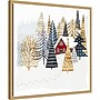 Amanti Art Christmas Chalet I Tree by Victoria Borges Framed Canvas Wall Art Print, 22"W x 22"H (A42675456267)~#|#~sp324385155_sc7