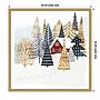 Amanti Art Christmas Chalet I Tree by Victoria Borges Framed Canvas Wall Art Print, 22"W x 22"H (A42675456267)~#|#~sp324385159_sc7