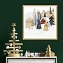Amanti Art Christmas Chalet I Tree by Victoria Borges Framed Canvas Wall Art Print, 22"W x 22"H (A42675456267)~#|#~sp324385160_sc7