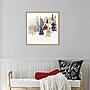 Amanti Art Christmas Chalet I Tree by Victoria Borges Framed Canvas Wall Art Print, 22"W x 22"H (A42675456267)~#|#~sp324385162_sc7