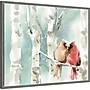 Amanti Art Christmas Cardinals by Katrina Pete Framed Canvas Wall Art Print, 28"W x 23"H (A42675456668)~#|#~sp324385164_sc7