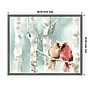 Amanti Art Christmas Cardinals by Katrina Pete Framed Canvas Wall Art Print, 28"W x 23"H (A42675456668)~#|#~sp324385167_sc7