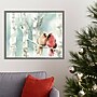 Amanti Art Christmas Cardinals by Katrina Pete Framed Canvas Wall Art Print, 28"W x 23"H (A42675456668)~#|#~sp324385168_sc7