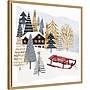 Amanti Art Christmas Chalet II by Victoria Borges Framed Canvas Wall Art Print, 22"W x 22"H (A42675456277)~#|#~sp324385171_sc7