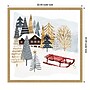 Amanti Art Christmas Chalet II by Victoria Borges Framed Canvas Wall Art Print, 22"W x 22"H (A42675456277)~#|#~sp324385174_sc7