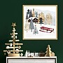 Amanti Art Christmas Chalet II by Victoria Borges Framed Canvas Wall Art Print, 22"W x 22"H (A42675456277)~#|#~sp324385175_sc7