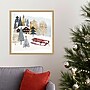 Amanti Art Christmas Chalet II by Victoria Borges Framed Canvas Wall Art Print, 22"W x 22"H (A42675456277)~#|#~sp324385176_sc7