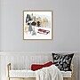 Amanti Art Christmas Chalet II by Victoria Borges Framed Canvas Wall Art Print, 22"W x 22"H (A42675456277)~#|#~sp324385177_sc7