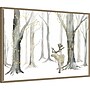 Amanti Art Christmas Forest landscape by Tara Reed Framed Canvas Wall Art Print, 33"W x 23"H (A426710345317)~#|#~sp324385190_sc7