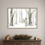 Amanti Art Christmas Forest landscape by Tara Reed Framed Canvas Wall Art Print, 33"W x 23"H (A426710345317)~#|#~sp324385194_sc7